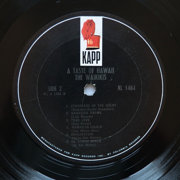 The Waikikis A Taste Of Hawaii 1966 Hawaiian 12" Vinyl LP Record Mono KL-1484 -G - Picture 7 of 9